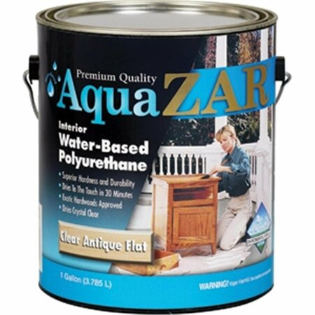 COOL KITCHEN 344 1 Gallon Aqua Zar Water Based Polyurethane - Antique Flat CO3573804